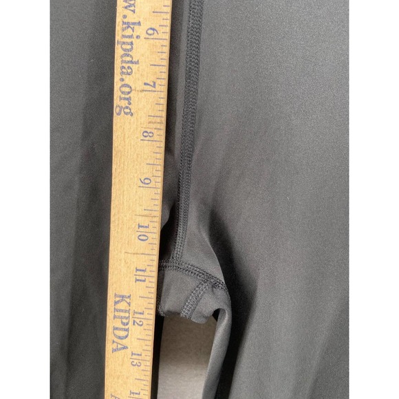 SOI Collection Leggings Womens Sz L Stretch Gym Yoga Pants Green Black - Picture 7 of 12